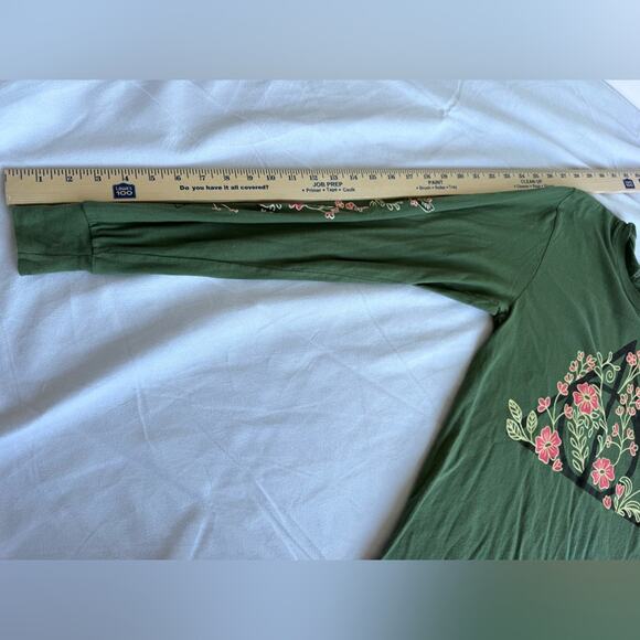 BoxLunch Men's Harry Potter 100% Cotton Long Sleeve Deathly Hallows Shirt Small - Picture 7 of 8